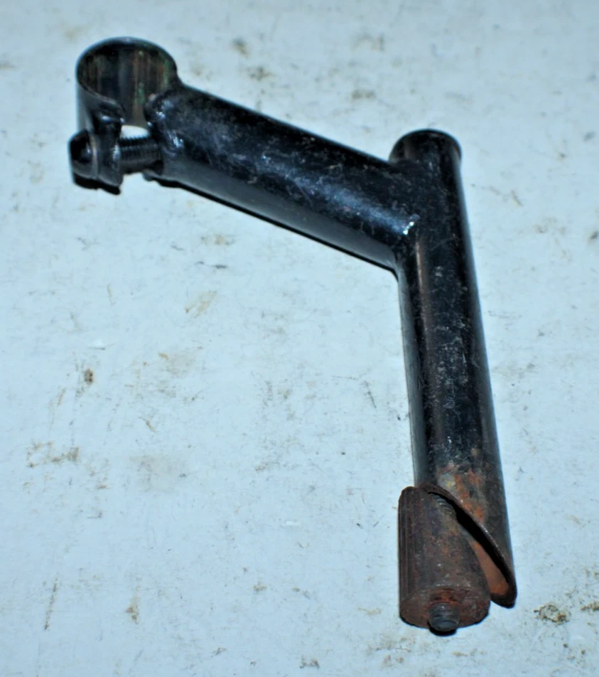 Vástago de bicicleta de pluma de 22,2 mm de colección negro 105 mm elevación 27º 25,4 mm híbrido de acero envío a EE. UU. Foto 2 de 4