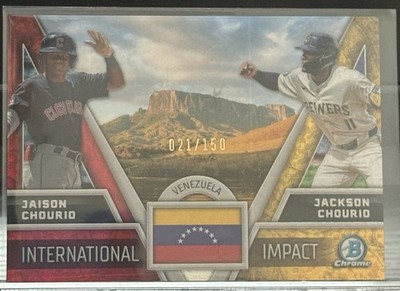 Jackson Chourio 2024 Topps Bowman Chrome Impact Mini-Diamond /150 #II-11 RC