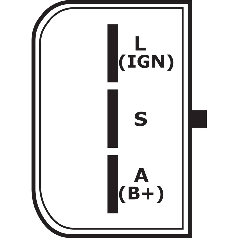Alternator For Mazda Auto And Light Truck B2300 1994-1997 2.3L; 400-14020 - Image 2 of 4