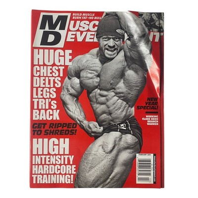 Muscular Development Magazine February 2010 Vol 47 No. 2 Branch Warren No Label