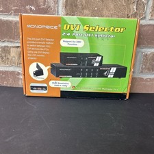 Monoprice DVI selector 2/4 Port DVI Selector Switch 2 4 DVI devices