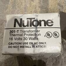 NuTone 301-T 16 Volt   30 Watts Transformer