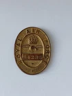 Old WW2 Numbered RAF on War Service Lapel Badge Brass Gaunt