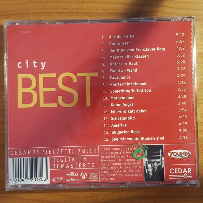 NEUE CD - ZOUNDS - CITY - Best - Meister Aller Klassen - Bild 2 von 2