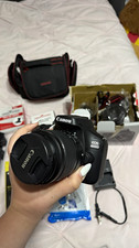 Canon EOS 4000D 18MP DSLR Black w/ EF-S 18-55mm f/3.5-5.6 Lens