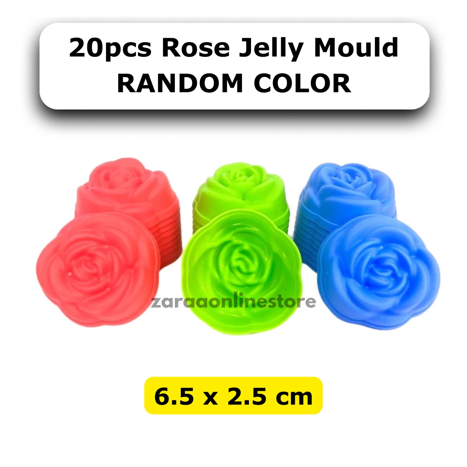 20pcs New ROSE FLOWER JELLY MOLD Kuih Apam Pudding Mould - FREE Brush 1pc
Opens in a new window or t