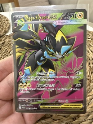 Mega Zeraora Ex PBL 098 / 084 Dunkelnacht Pokémon Karte Deutsch NM Boosterfrisch