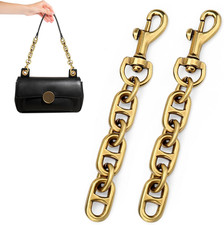 2PCS Gold Purse Extender Chains for Women   Short  Durable Metal Bag Extension
