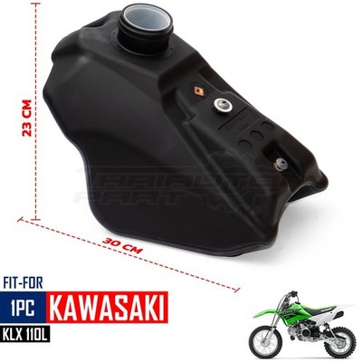 Black Fuel Tank Gas Oil Petrol Fit For Kawasaki Klx 110L KLX110