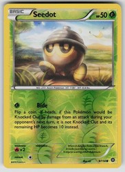 Seedot 9/114 Reverse Holo Common Steam Siege