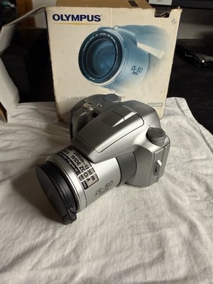 Olympus IS-50 Intelligent Twin Flash Film Camera 28-120 Brand New
