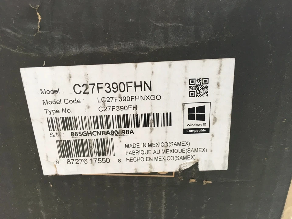 Samsung CF390 Series 27" Full HD LED Curved Monitor - (C27F390FHN) - Image 3 of 3