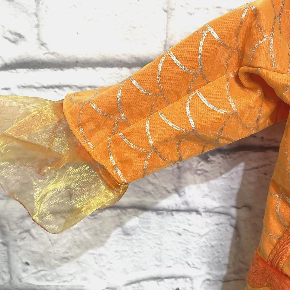 Traje de Halloween para peces pequeños 12-24 meses naranja divertido mundo Y2K Foto 4 de 4