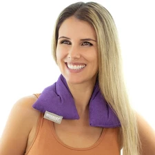 Heated Aromatherapy Neck Wrap, Lavender Scented - Microwavable Hot & Cold The...