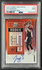 JOE BURROW PSA 9 2020 PANINI CONTENDERS OPTIC #101 ROOKIE RED PRIZM AUTO /199 RC
