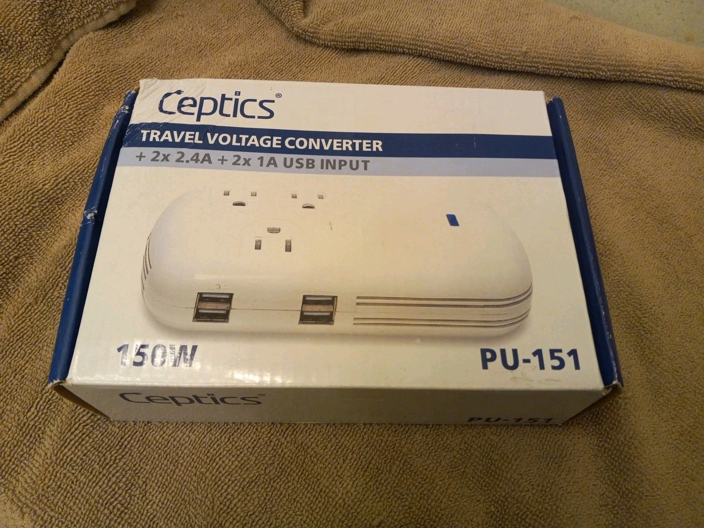 Ceptics - 150W Travel Voltage Converter New In Box. PU-151