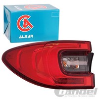 Alkar RÜCkleuchte + LampentrÄGer AußEn Links Passend FüR Renault Kadjar |2005330