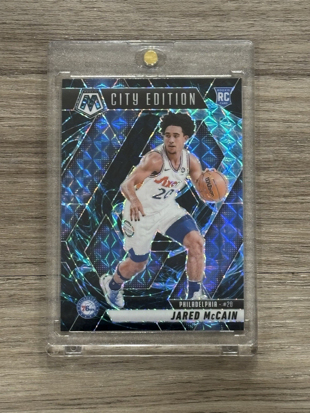 2024-25 Panini Mosaic Genesis City Edition  Jared McCain Rookie Case Hit SSP