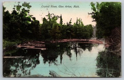 Crystal River in Glen Arbor Michigan Postcard
