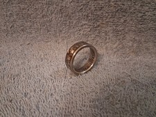 1995 90  Silver Kennedy Half Dollars  size 10-1/2 coin ring handmade