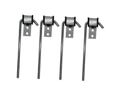 4 Pcs Heavy Duty Exhaust Hanger Rod -Universal Use Exhaust Hanger - 3/8" 4 PACK
