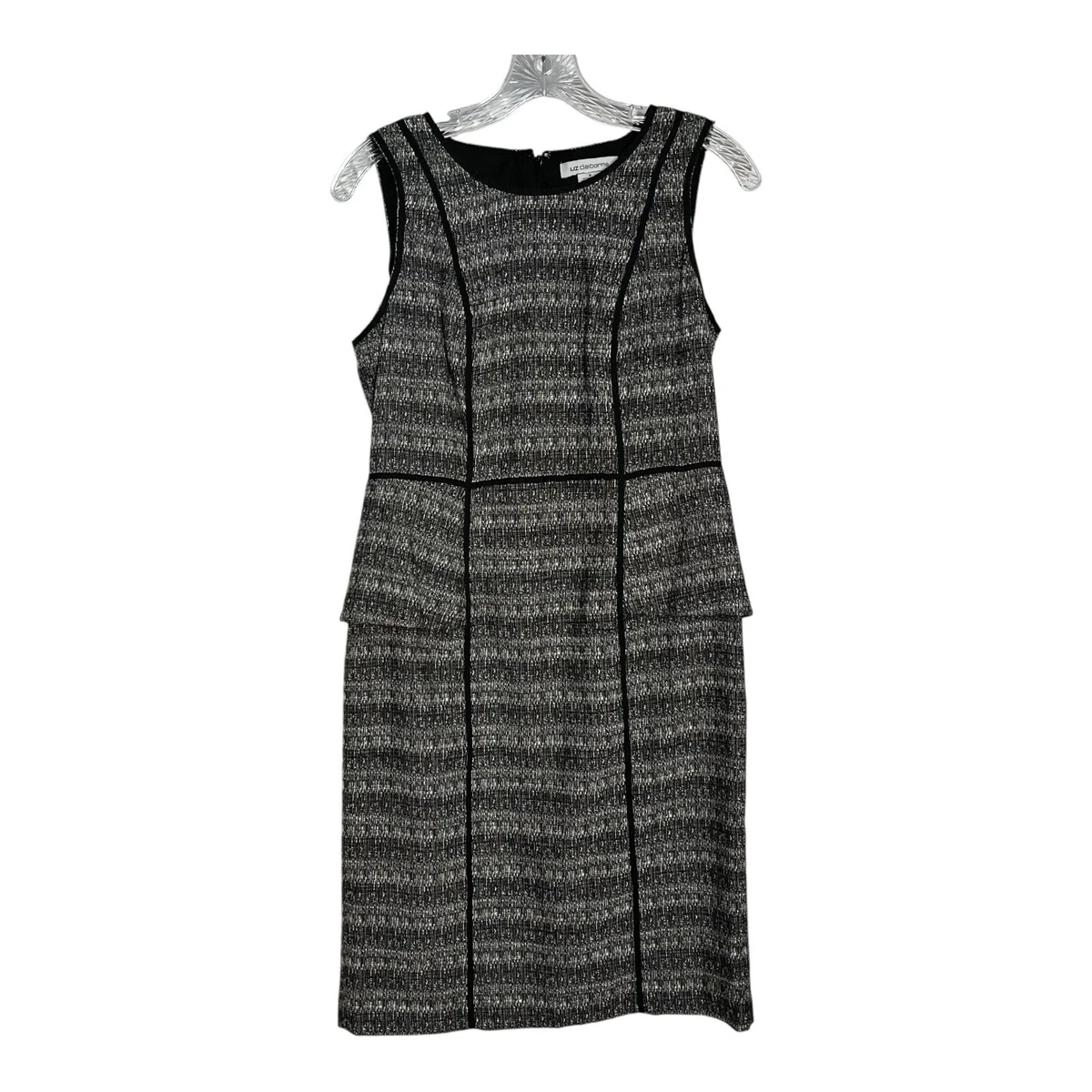 liz claiborne sleeveless fit & flare dress Hugo Boss 42L Charcoal Check 100% Wool Slim Fit 2 Piece Suit – The Suit  Depot main image 0