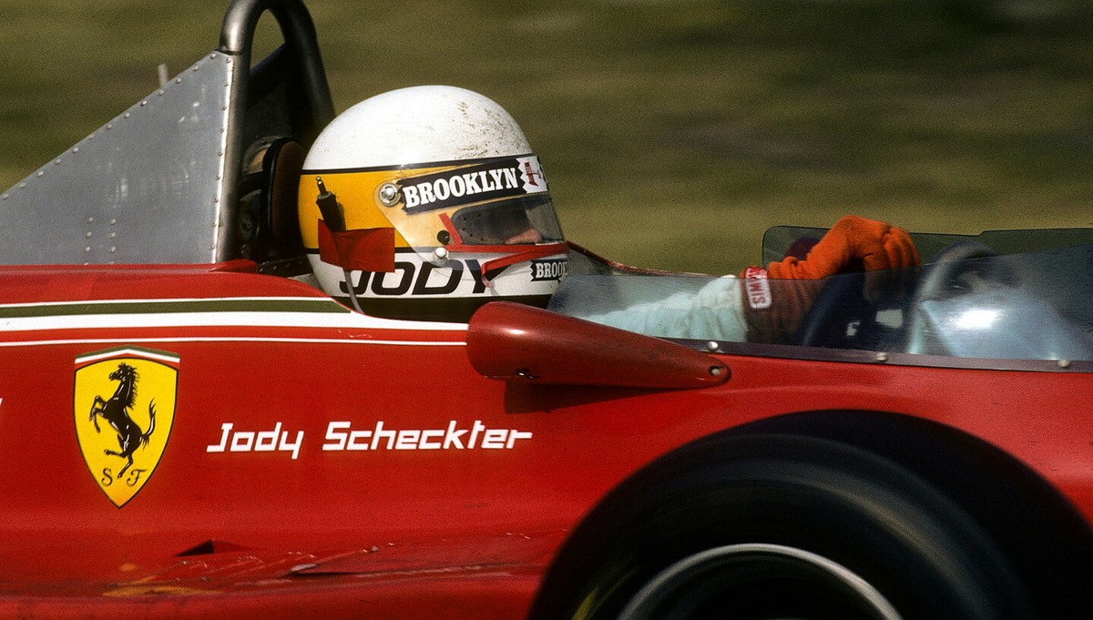 Casque De Pilote Jody Scheckter Ferrari 1979 - Modèle 1:5 Spark - Neuf Sous Boîte