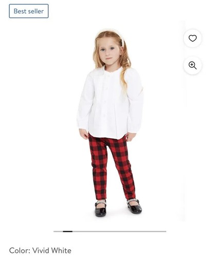 NEW 3 Piece Toddler Girls Dress Sz 18 Months Long Sleeve Dress,legging-top Set - Bild 8 von 12