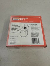 home base no-seep one wax toilet bowl gasket polyethylene flange