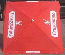 1 Stunning Cruzcampo Parasol Brand New Height Adjustable Pub Man Cave Home Bar 