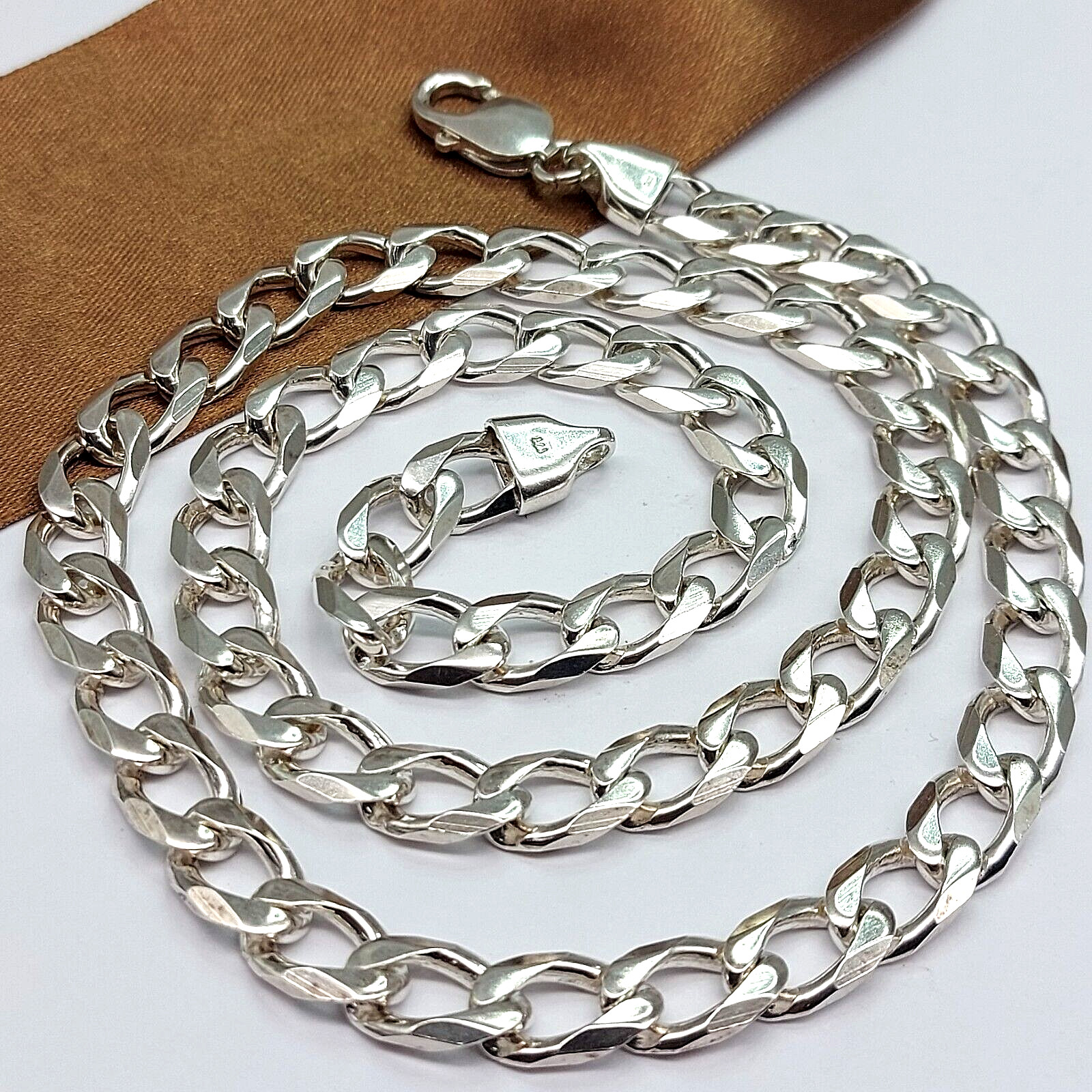 Unisex Sterling Silver (925) Solid High Quality C… - image 4