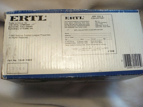 81A - BANCO ERTL DE COLECCIÓN ATLANTA FALCONS SIN USAR EN CAJA - Imagen 11 de 12