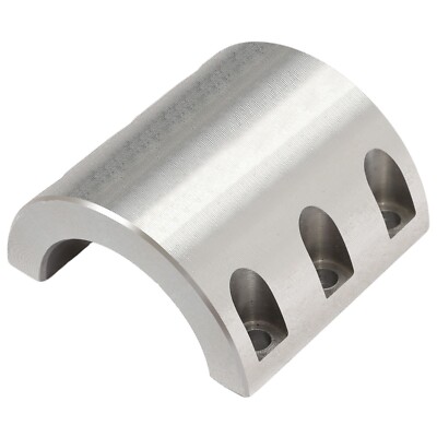2 Steel Tube Clamps For 2" OD Tubing - Weldable Roll Cage Mounts, Bolt-On Accessories For Jeep & UTV