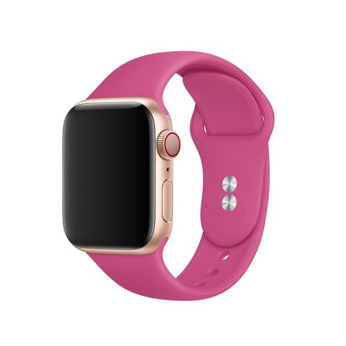 Silicone per Apple Watch Series 9 8 7 6 5 4 SE 40/44/41/45/49 mm cinturino sportivo - Foto 38 di 69