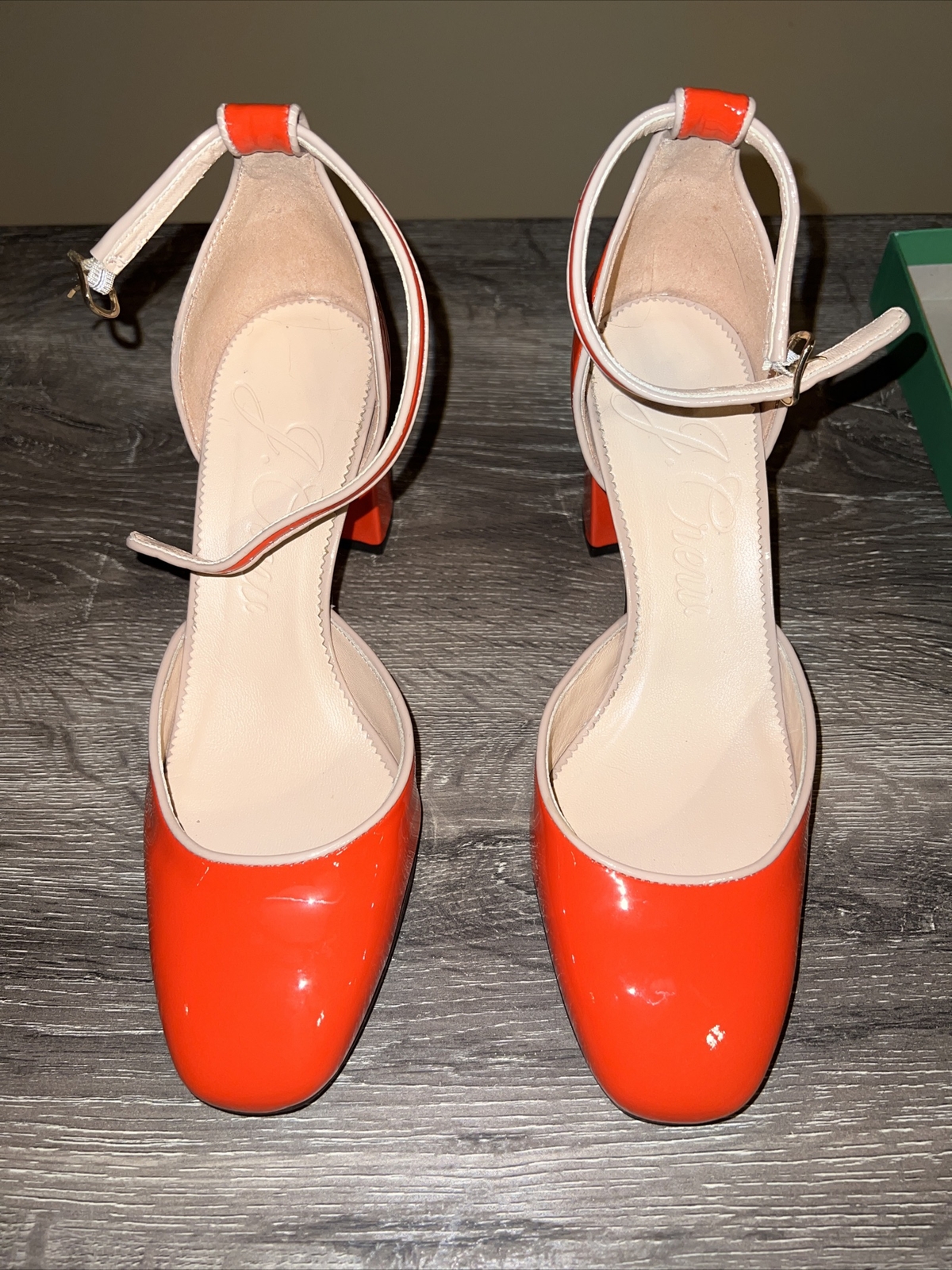 Maisie anklestrap heels in Italian patent leather eBay