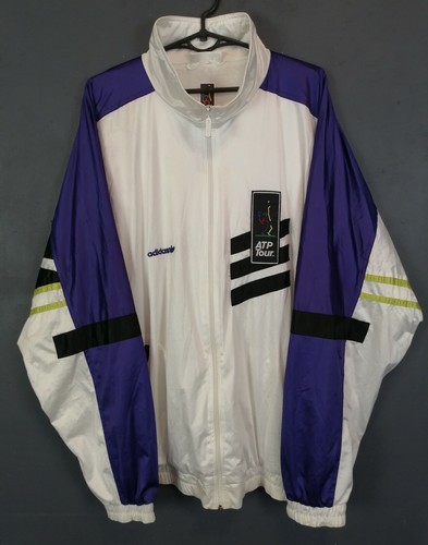 Poco común Chaqueta De Tenis Adidas Atp Tour Abrigo Vintage Retro para  Hombre Deportivos Talla L Grande | eBay
