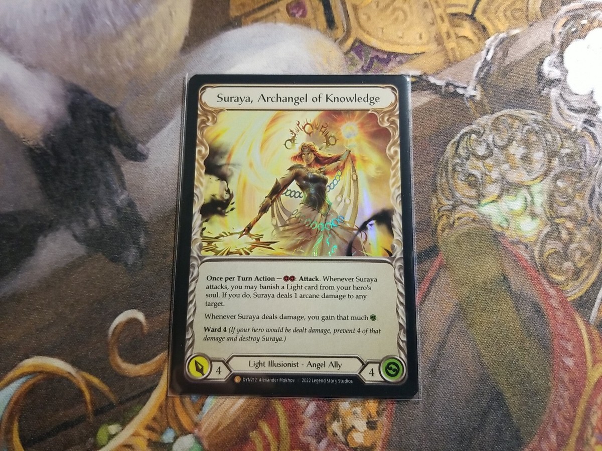 Invoke Suraya / Suraya, Archangel Of Knowledge Rainbow Foil FAB 
