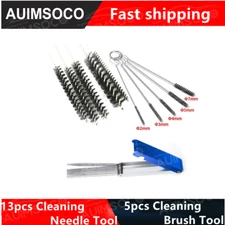 Carburetor Carb Jet Cleaning Tool Set Wire Cleaner Kit For Motorcycle ATV Parts