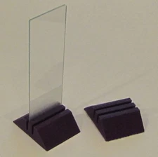 Pair (2x) of Microscope Slides Stand Rest Rack Holder Desktop Lab Bench Display