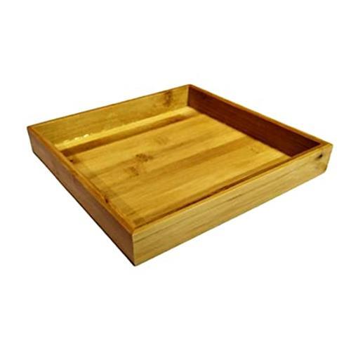 Deli -Wooden Tray with Glass Bowls Set of 4 PC for Serving Dry Fruit, (8.5 Inch) - Picture 5 of 6