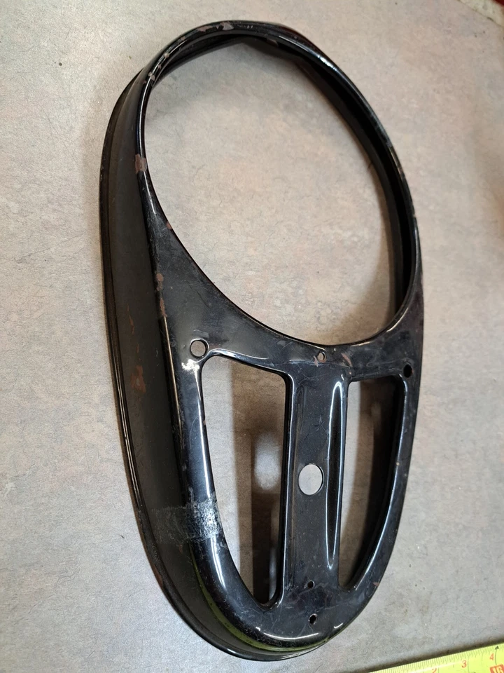 1 par de biseles de anillos de metal para faros de flujo de aire Chrysler 1935 L&R Foto 4 de 4