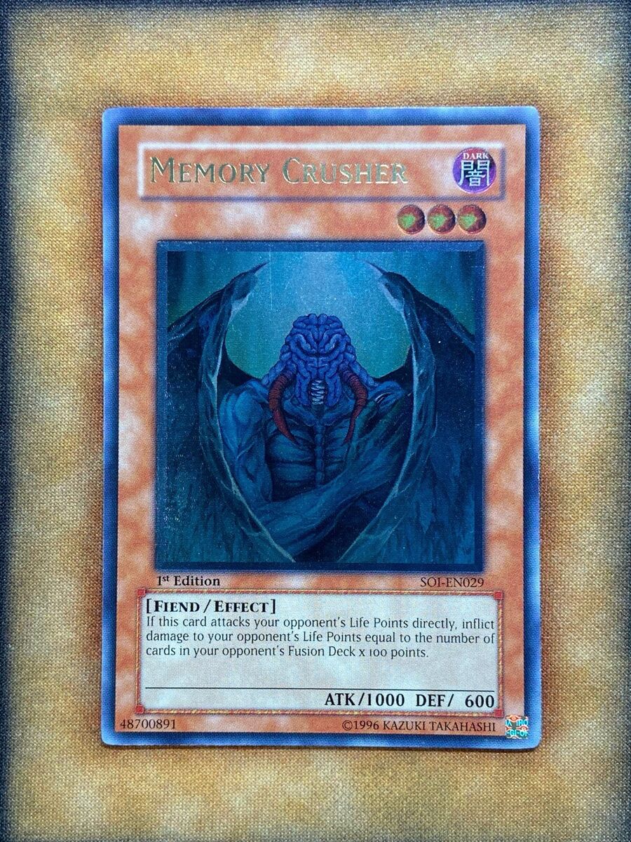Yugioh Memory Crusher SOI-EN029 Ultimate Rare 1st Ed NM | eBay