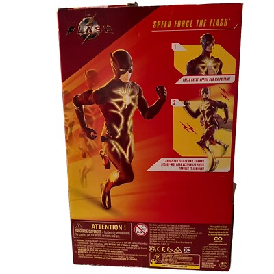 Action Figure DC Comics The Flash Speed Force 30,5 Cm - Con Luci E Oltre 20 Suoni, 11 Punti Articolazione - Giocattolo Per Bambini 4+ - 4