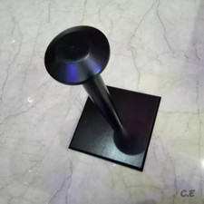 Wooden Helmet Stand Black Finish Display Base Handmade for Medieval Helmets