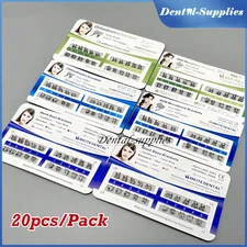 100 Packs Dental Ortho Metal Brackets Braces MIM Monoblock Mini Roth/MBT 022 345