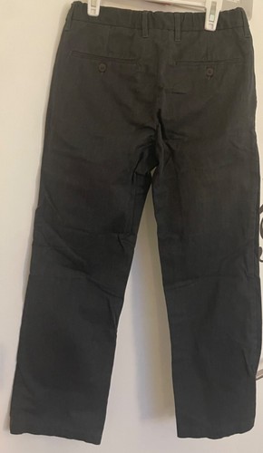 Gap Boys Dress Pant Husky 10 Dark Grey - Picture 3 of 3