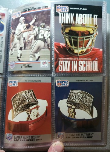 1990 Pro Set Buick Silver Anniversary Super Bowl XXV Collectors Edition Set RARE - Picture 11 of 11