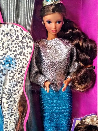 Vintage 1986 Mattel Jewel Secrets Whitney Princess Laura Barbie Doll # 3179 NRFB
