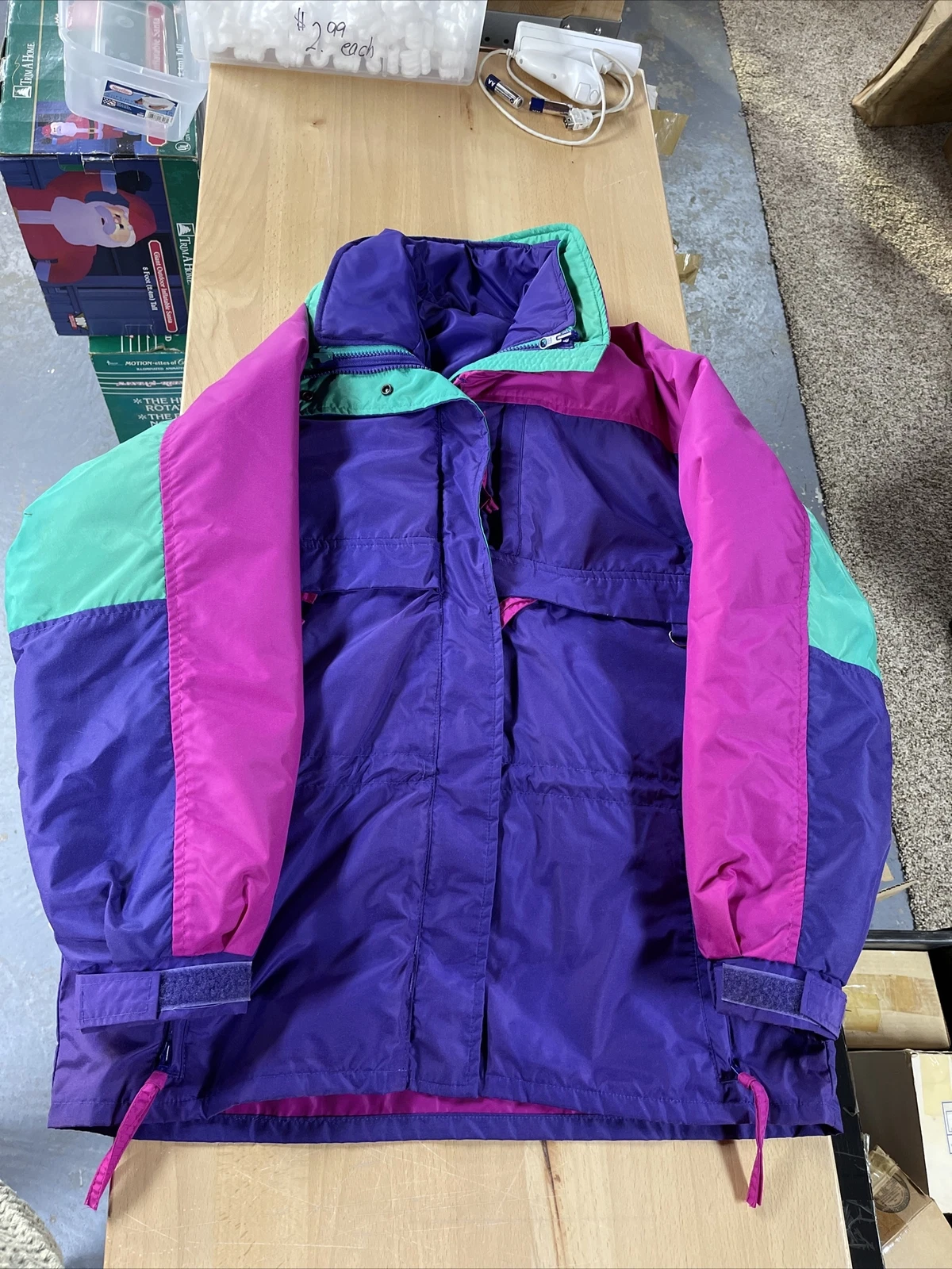 Vintage Columbia 2 in 1 Interchange Winter Jacket Coat Size Large- Gizzmo