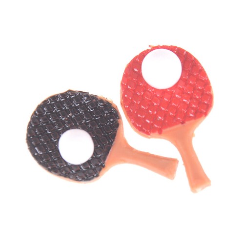 1/12 Dollhouse Mini Ping Pong Table With Balls & Rackets Doll House Decorat= S❤S - Picture 8 of 8